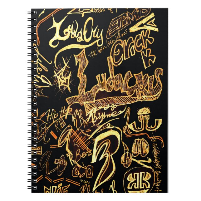 Cuaderno de la pintada de Hip Hop (Frente)
