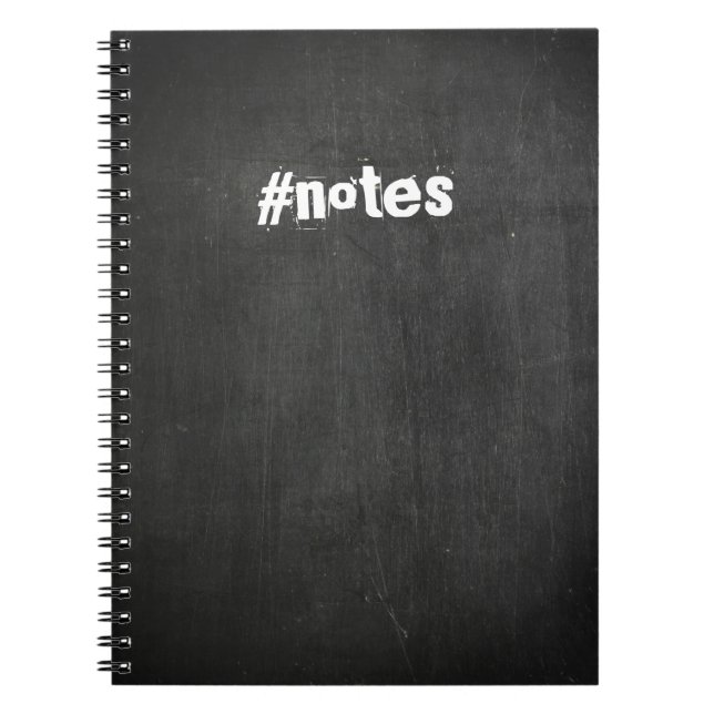 Cuaderno de la pizarra de los #notes (Frente)