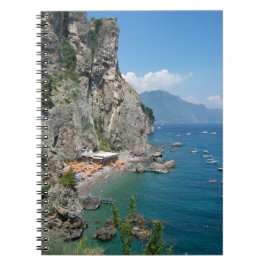 Cuaderno de la playa de la costa de Amalfi