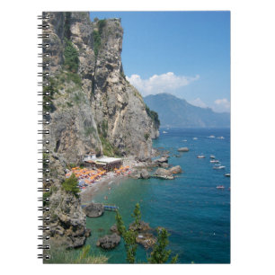 Cuaderno de la playa de la costa de Amalfi