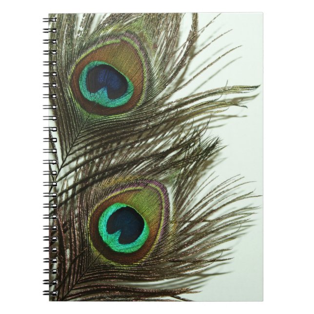 Cuaderno de la pluma del pavo real (Frente)