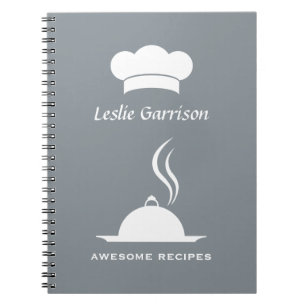 Cuaderno de la receta de encargo del texto y del