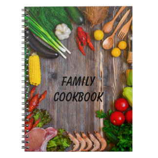 Cuaderno de la receta de la familia