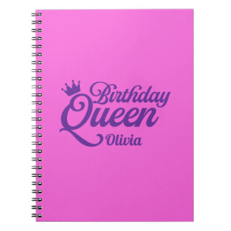 Cuaderno de la Reina del Cumpleaños