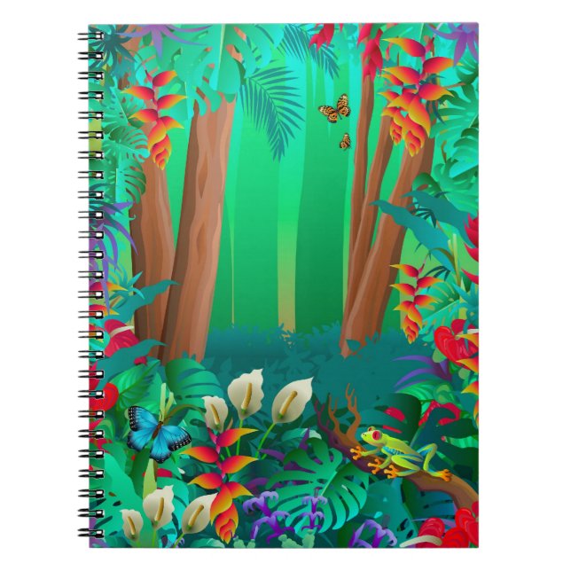 cuaderno de la selva tropical (Frente)