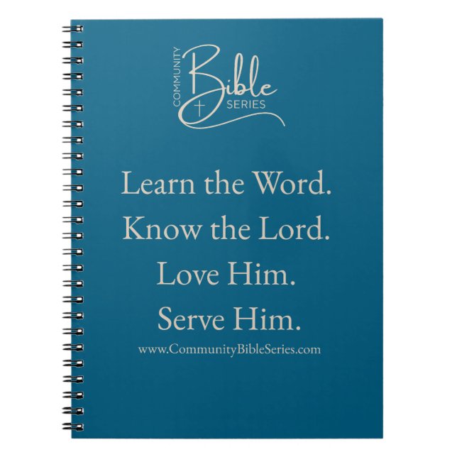 Cuaderno de la serie de Biblias comunitarias (Frente)