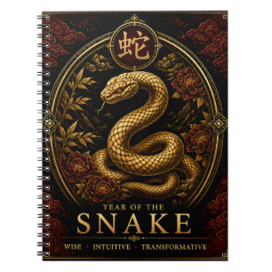 Cuaderno de la Serpiente de Lujo del Zodiaco Chino