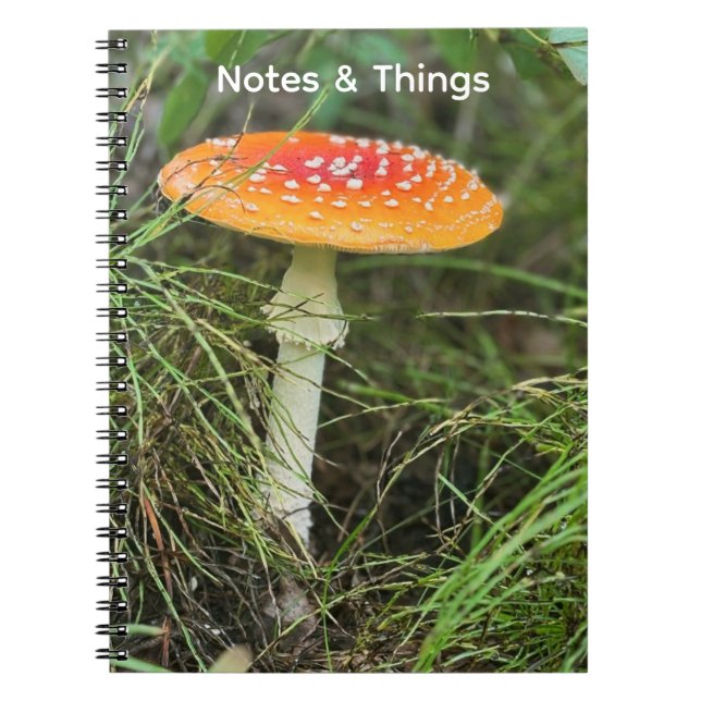 Cuaderno de la seta del bosque  (Frente)