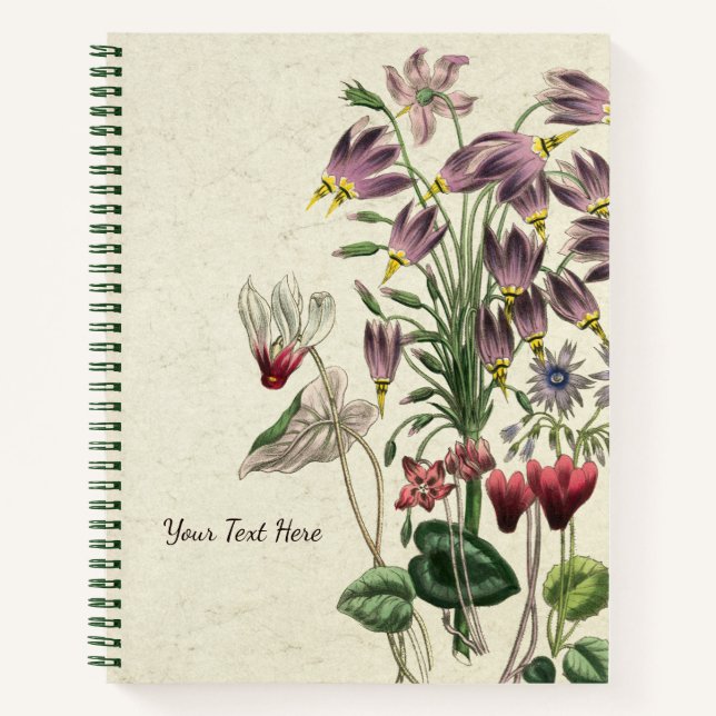 Cuaderno de la Sinfonía Floral Encantada (Anverso)