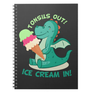 Cuaderno De la tonsilectomía de la cirugía de las amígdalas
