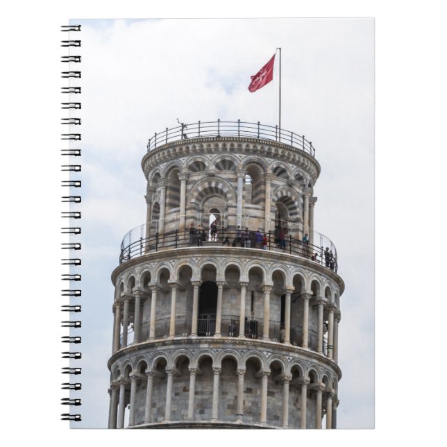 Cuaderno de la torre inclinada de Pisa (Frente)