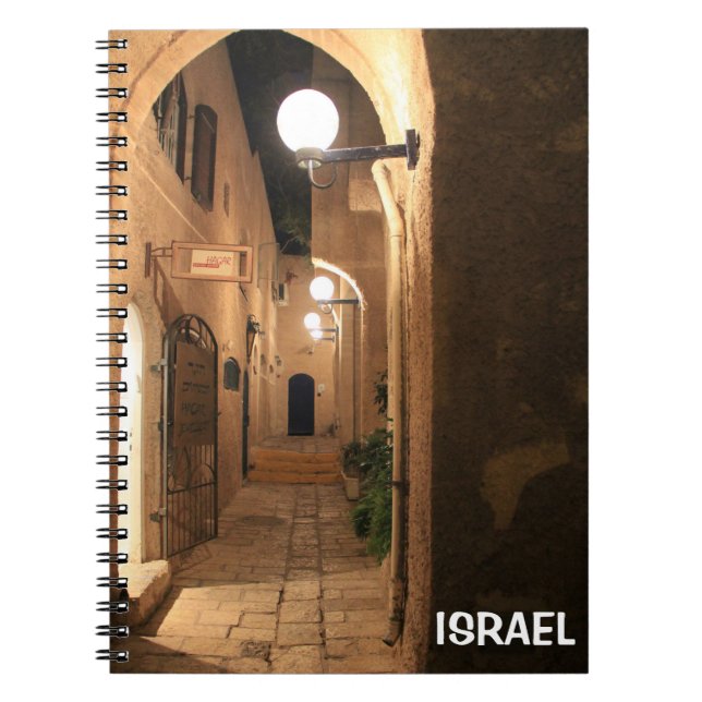Cuaderno de la vieja Jaffa en Israel (Frente)
