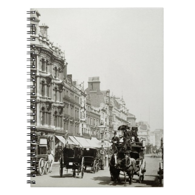 Cuaderno De la visión calle de Oxford abajo, Londres (foto (Frente)