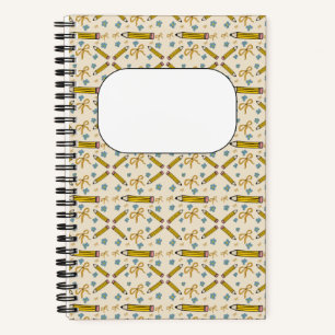 Cuaderno de lápices y cintas