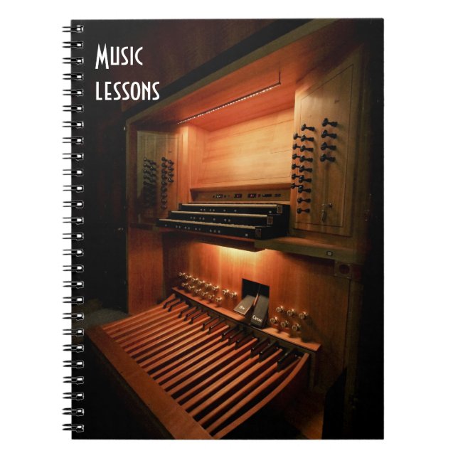 Cuaderno de las lecciones de música (Frente)