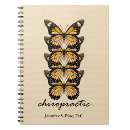 Cuaderno de las mariposas de la quiropráctica