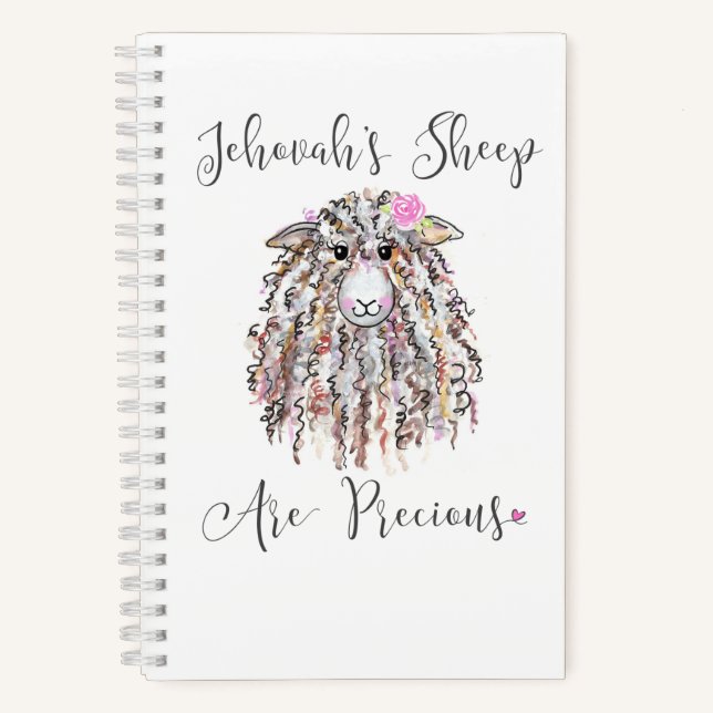 Cuaderno de “Las ovejas de Jehová son preciosas” (Anverso)