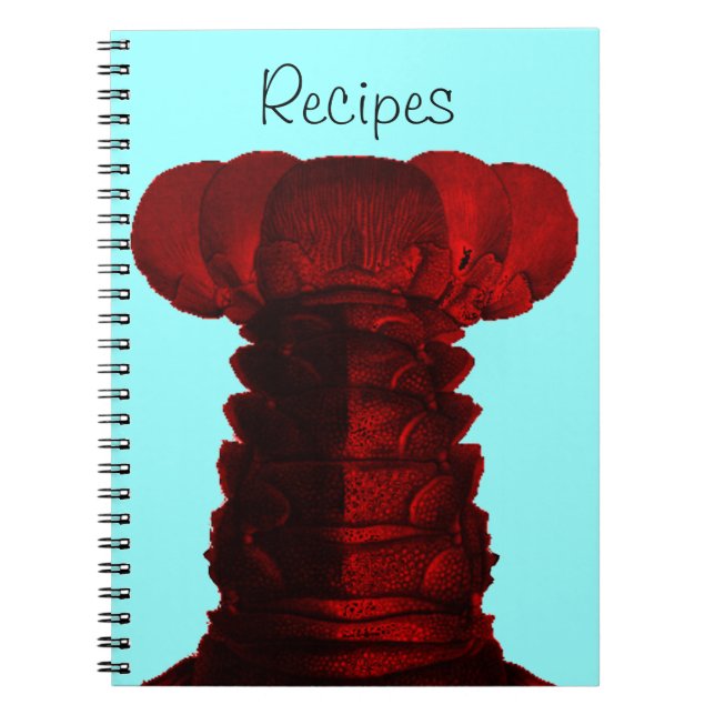 Cuaderno de las recetas de la langosta de Maine (Frente)