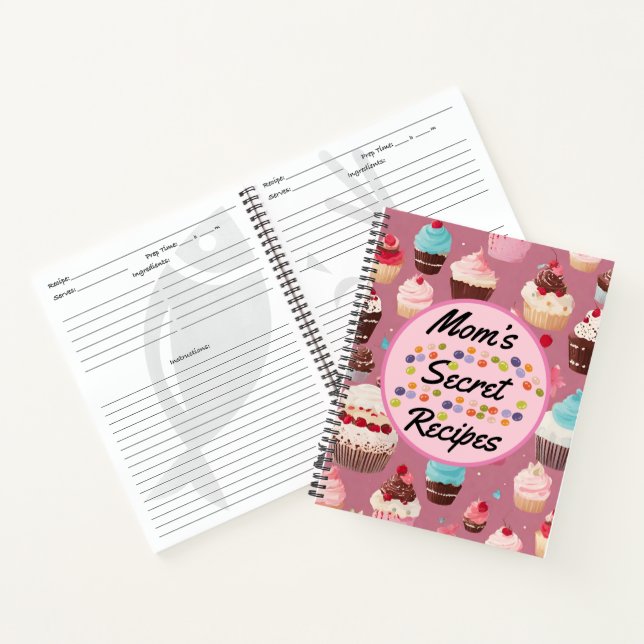 Cuaderno de "Las recetas secretas de mamá" (Interior)