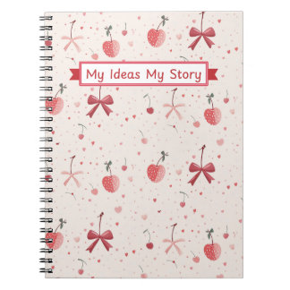 Cuaderno de lazo rosa – Estética Coquette Adorable