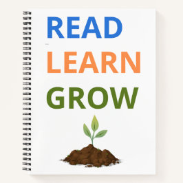 Cuaderno de lectura, aprendizaje y crecimiento