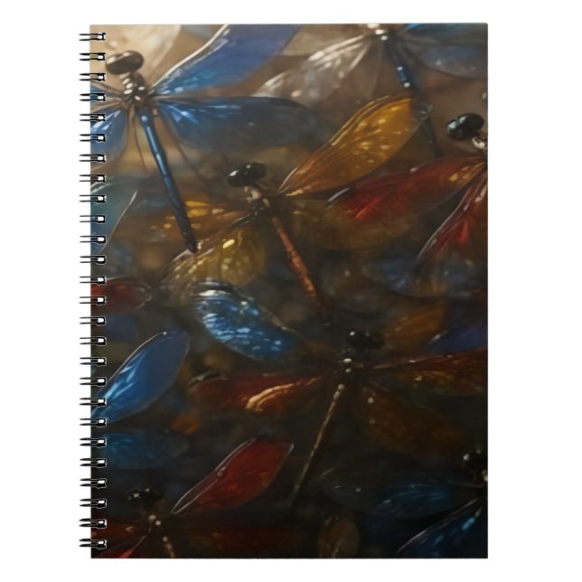 Cuaderno de libélulas de cristal (Frente)