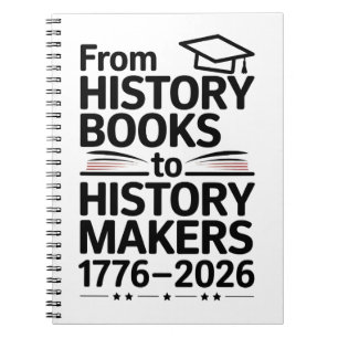 Cuaderno De Libro De Historia A Hacedores De Historia EEUU 