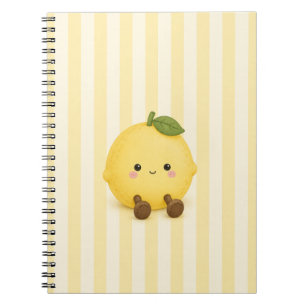 Cuaderno de limón Kawaii lindo