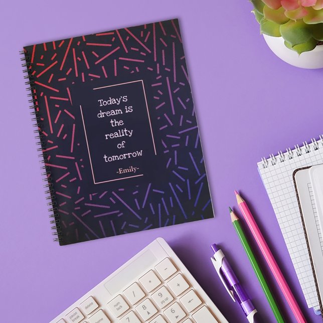 Cuaderno de líneas de color de patrón (Subido por el creador)