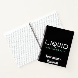 Cuaderno de Liquid Wellness y IV - Negro