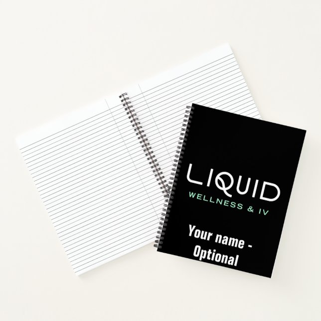Cuaderno de Liquid Wellness y IV - Negro (Interior)