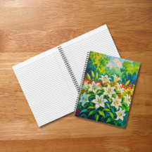 Cuaderno de Lirios Blancos