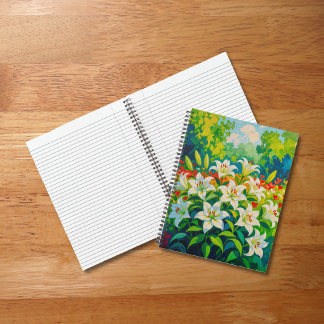 Cuaderno de Lirios Blancos