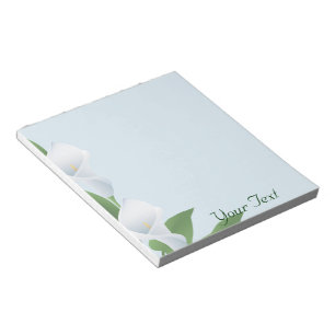 Cuaderno de lirios de Cala azules