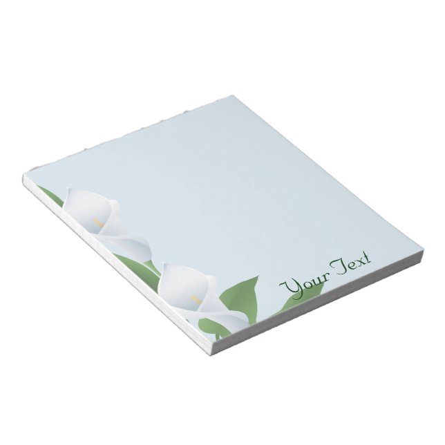 Cuaderno de lirios de Cala azules (Lado Derecho)