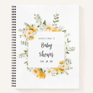 Cuaderno de Lista de Regalos para Baby Shower de F