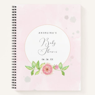Cuaderno de lista de regalos para baby shower de r