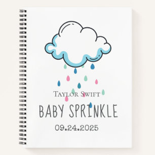 Cuaderno de lista de regalos para niña de nube de 