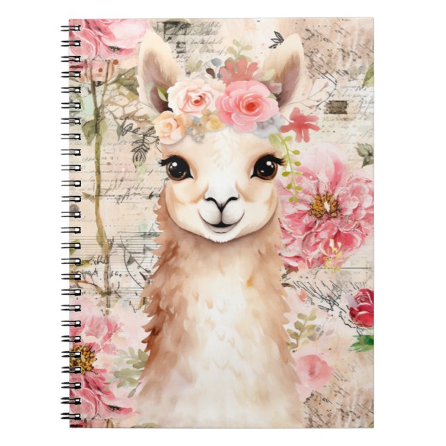 Cuaderno de Llama Bonita (Frente)