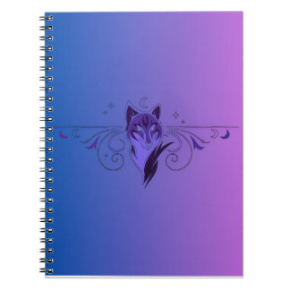 Cuaderno de lobo púrpura