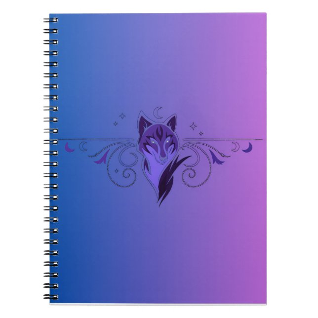 Cuaderno de lobo púrpura (Frente)