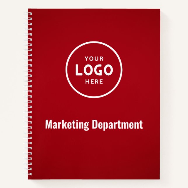 Cuaderno de Logo Empresarial Minimalista Moderno (Anverso)