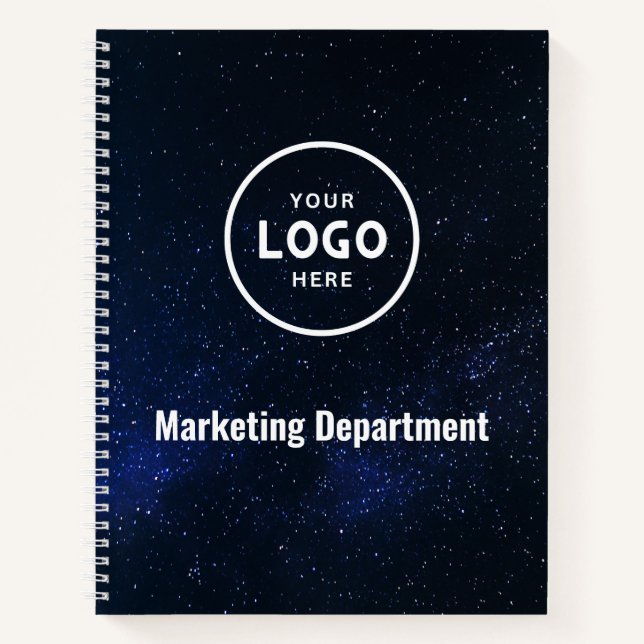 Cuaderno de Logotipo Empresarial Moderno Minimalis (Anverso)