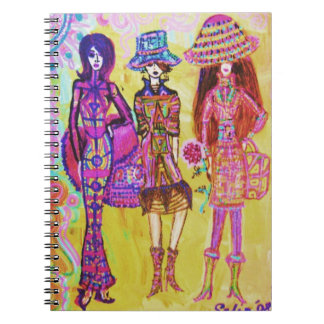 Cuaderno de los chicas de la moda