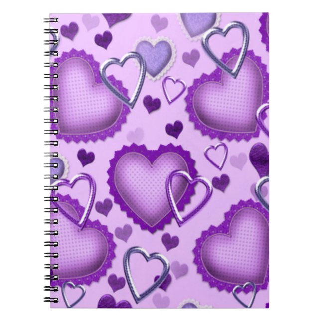 Cuaderno de los corazones púrpuras (Frente)