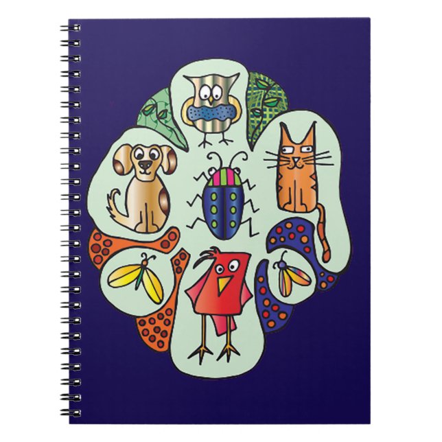 Cuaderno de los Critters de la naturaleza (Frente)