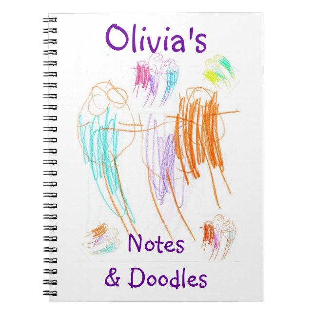 Cuaderno de los Doodles de Olivia (Frente)
