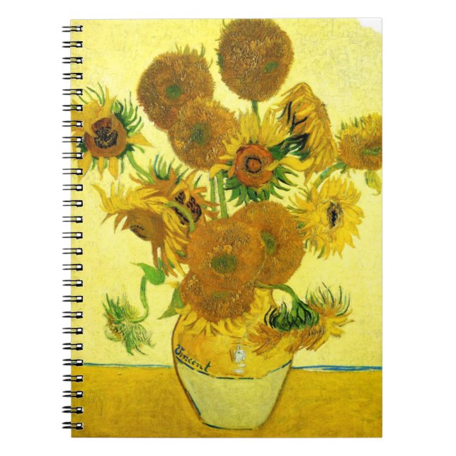 Cuaderno de los girasoles de Van Gogh (Frente)