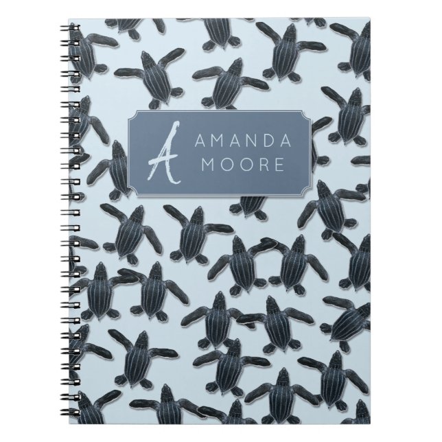 Cuaderno de los Hatchlings de la tortuga de mar (Frente)