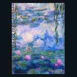 Cuaderno de los lirios de agua de Monet<br><div class="desc">Cuaderno de los lirios de agua de Monet. Pintura al óleo en lona a partir de 1916. Monet pintó su charca famosa del lirio de agua obsesivamente durante los años finales de su carrera, extrayendo la inspiración de la luz del sol y su efecto de desplazamiento sobre el agua y...</div>